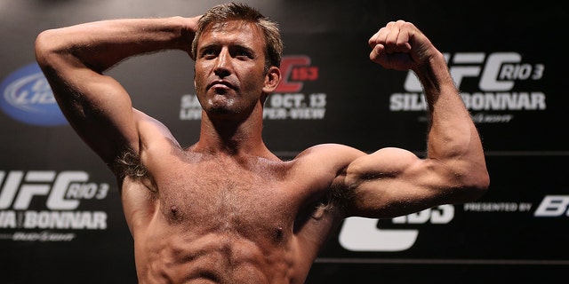 Stephan Bonnar weighs in during the UFC 153 weigh in at HSBC Arena on October 12, 2012 in Rio de Janeiro, Brazil.  