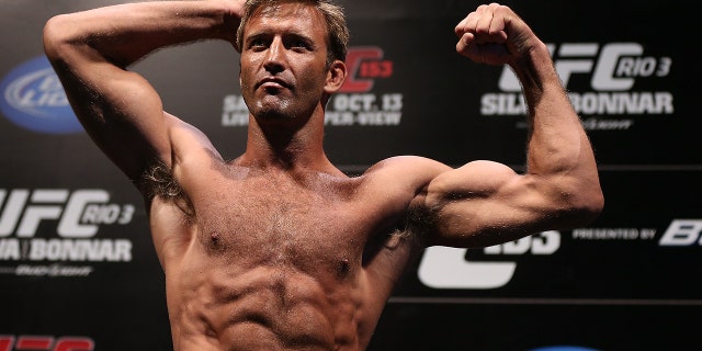 Stephan Bonnar weighs in during the UFC 153 weigh in at HSBC Arena on October 12, 2012 in Rio de Janeiro, Brazil.  