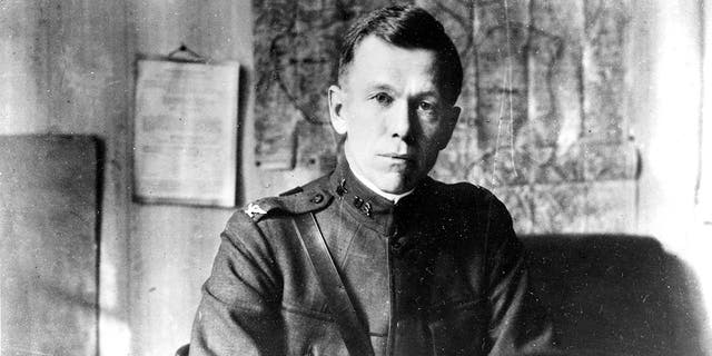 U.S. Army Colonel (and future General) George Marshall in France, 1919. 