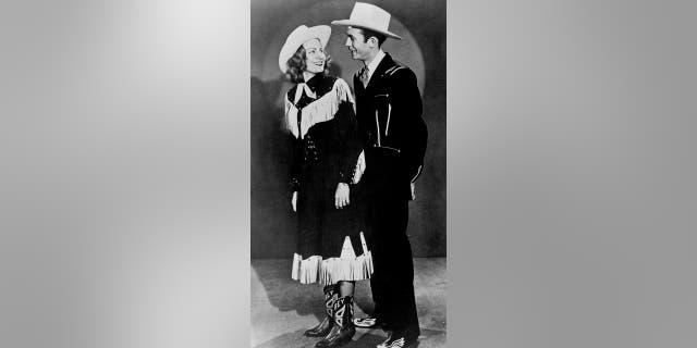 Hank and Audrey Williams, shown here, had one son, Hank Williams Jr., born in May 1949. 