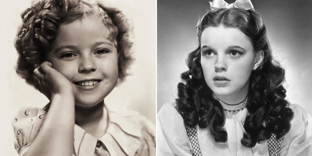 Fellow child stars Shirley Temple, left, and Judy Garland, right, also made shocking allegations about their time in Hollywood.