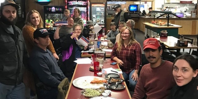 The first meeting of the Greater Idaho movement, above, took place October 2019 in small-town Rogue River, Oregon.