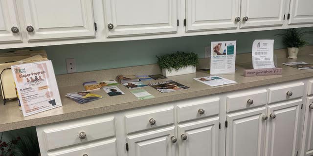 Pamphlets and literature provided by Capitol Hill Pregnancy Center to mothers who meet with them.