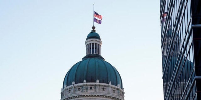 The Indiana Statehouse in Indianapolis, Indiana, Aug. 5, 2022. 