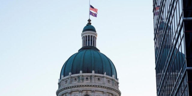 The Indiana Statehouse in Indianapolis, Indiana, Aug. 5, 2022.