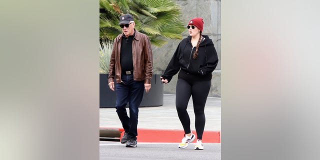 James Woods and Sara Miller spotted out in Los Angeles. Woods was wearing a gold wedding band.