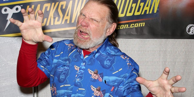 WWE Hall of Fame inductee "Hacksaw" Jim Duggan attends ToyCon 2020 at the Eastside Cannery Casino Hotel on March 14, 2020 in Las Vegas.