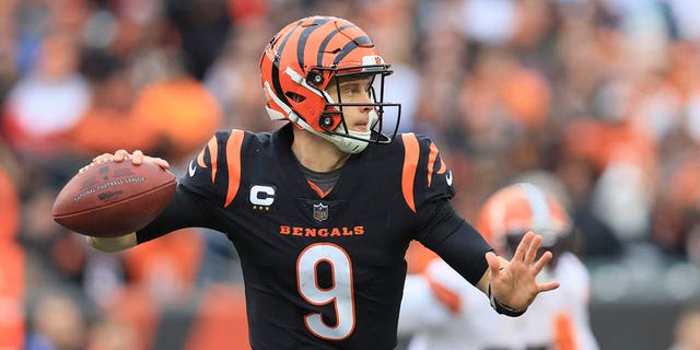 Joe Burrow looks to throw