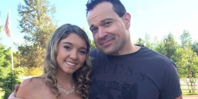 Slain Idaho college student Kaylee Goncalves with her dad, Steve Goncalves.