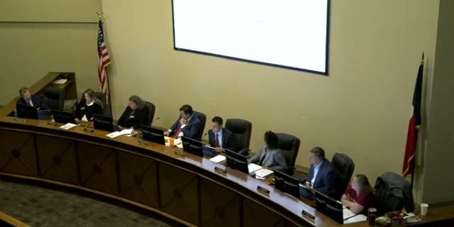 The Keller ISD School Board meeting on December 12, 2022.