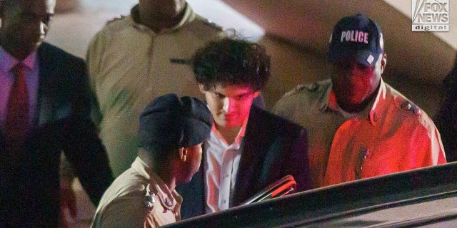 Samuel Bankman-Fried leaves Magistrate Court, Nassau Bahamas, Dec. 13, 2022.