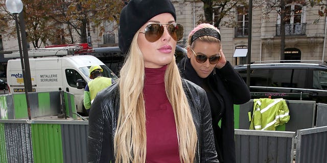 Amanda Saccomanno, aka Mandy Rose, arrives at the 'Total Divas' Paris Photocall at La Maison Blanche in Paris on Oct. 8, 2015.