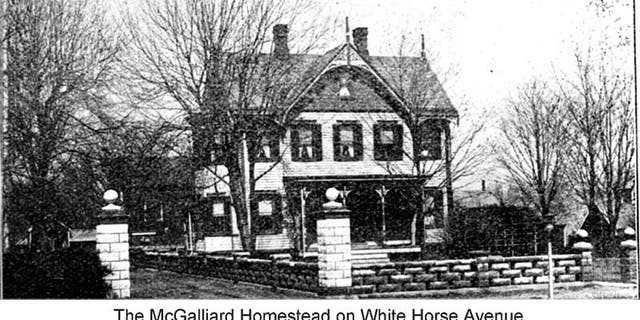 W. V. McGalliard lived in this Hamilton Township homestead for many years, planting America's first Christmas tree farm here in 1901. 