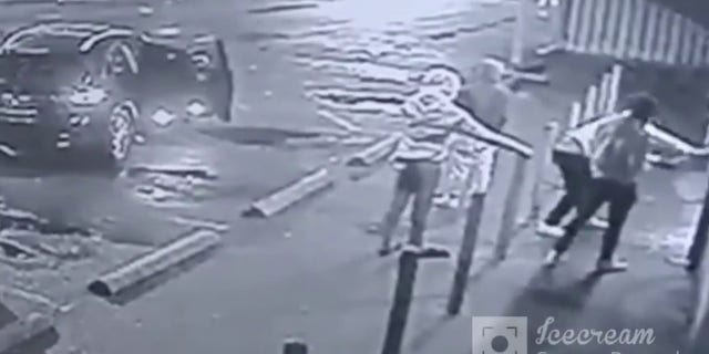 Police in Memphis, Tennessee, released video of four people allegedly breaking into a liquor store on Sunday, and say that the individuals also robbed a BP gas station convenience store just 20 minutes beforehand.