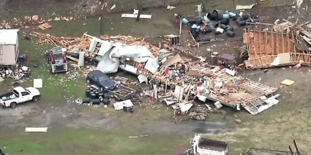 Los tornados en el norte de Texas destruyeron varias casas y propiedades. 