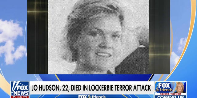 22-year-old British nurse Jo Hudson was killed on Dec. 21, 1988 in the Lockerbie terror attack on board Pam Am flight 103.