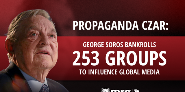 Liberal billionaire George Soros is tied to at least a staggering 253 media organizations around the world, according to a new study conducted by MRC Business. 