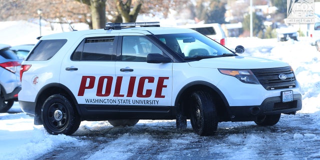 A Washington State University Police car.