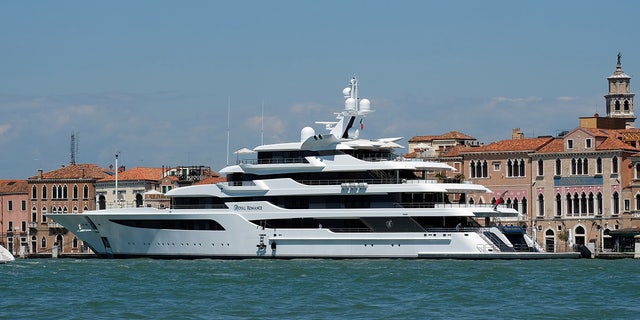 Viktor Medvedchuk's Royal Romance can be seen cruising near Venice. 