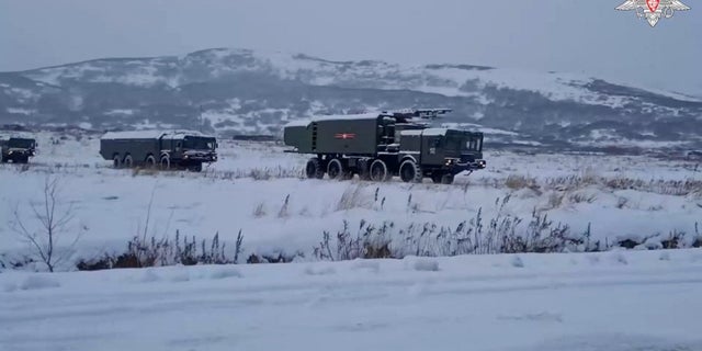 The Bastion mobile missile defense system has a range of 310 miles, according to Reuters.