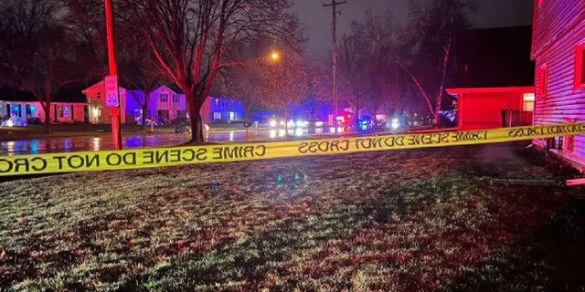 The scene where two Waukesha were injured following a shooting where an officer was shot and a female suspect was killed, authorities said.