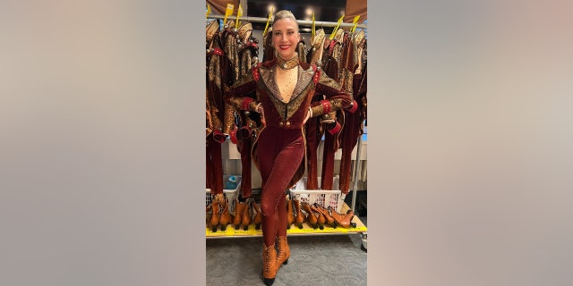 Grooms Hoge, 35, is in her 14th season as a Rockette and said she still loves it as much as she did on day one.