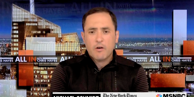 New York Times reporter Michael Schmidt appeared on MSNBC's "All In" to promote his story suggesting former President Trump used the IRS to target his political foes.