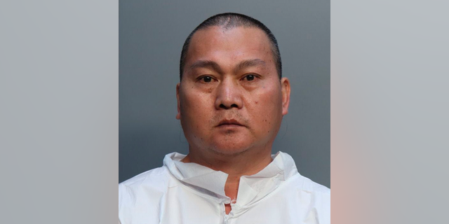 This photo provided by the Miami-Dade Corrections & Rehabilitation Department shows Wu Chen, the suspect in the weekend killings of four people at a marijuana farm in Oklahoma.