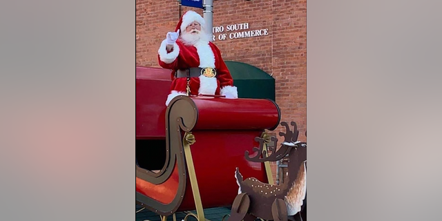 John McGarry has played Santa in the annual Brockton Christmas parade for many decades. He said the city has a unique claim to Santa's legacy thanks to James Edgar.