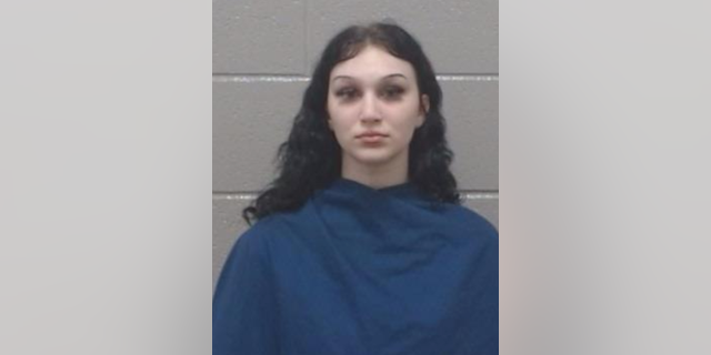 Ashley Esselborn's mugshot after she was accused of murdering 23-year-old Zachary Wood in Texas