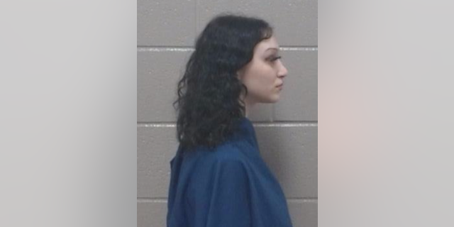 Mugshot of Ashley Esselborn, who was charged with first-degree murder in Texas. 