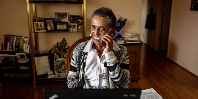 From Wordle to Google Pinball: the perfect video games to sharpen your thoughts 2 Jacqueline Watkins, 78, on her cell phone, which she favors over her landline because of its portability, is shown on October 27, 2021 at her home in Amityville, New York.