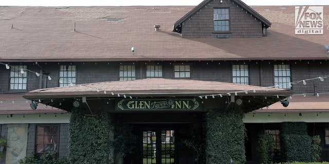 General views of the Glen Tavern Inn in Santa Paula, California, where Sharon Osbourne fell ill during filming.