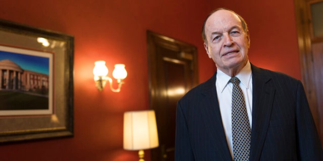 Sen. Richard Shelby, R-Ala., is seen in his Capitol Hill office in Washington, Tuesday, Nov. 29, 2022. 