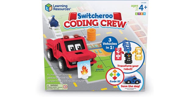 Coding robot game for children.