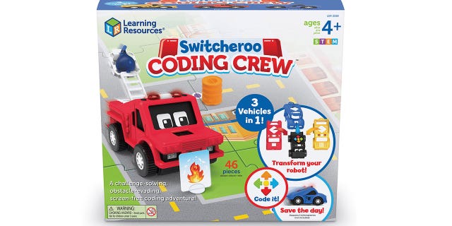 Coding robot game for children.