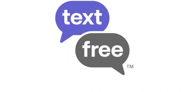 Photo of the Textfree logo.