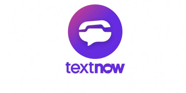 Textnow एपको प्रतीक।