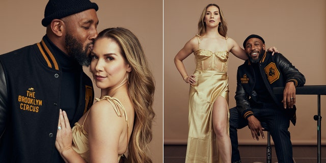 Allison Holker and "tWitch" posed for photos together Dec. 5. The TV star died Dec. 13.