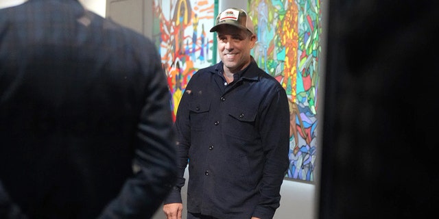 Hunter Biden views some art with family at the Georges Bergès Gallery in New York City.  The sighting comes days after Elon Musk released some internal files from Twitter in regards to stories about Hunter's laptop.