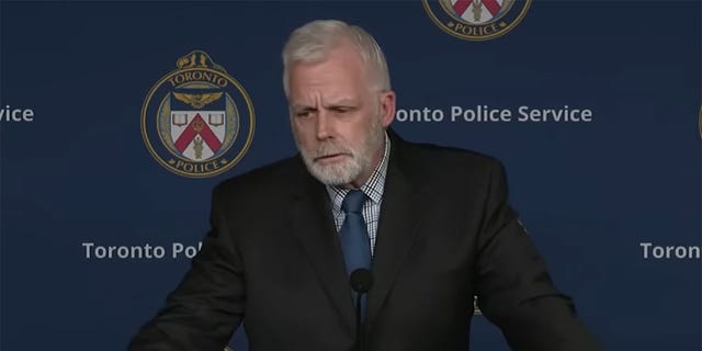 Toronto Police Service Det. Sgt. Terry Browne, of the Homicide and Missing Persons Unit, announces that eight teen girls are charged with murder. 