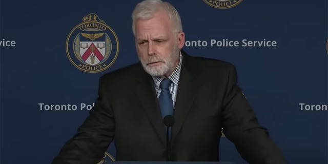 Toronto Police Service Det. Sgt. Terry Browne, of the Homicide and Missing Persons Unit, announces that eight teen girls are charged with murder. 