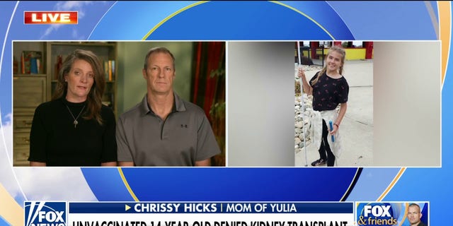 Os pais de Julia Hicks, uma menina de 14 anos, apareceram "Fim de semana Fox & Friends" No sábado para discutir a questão de sua filha. 