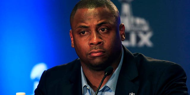 NFL Executive Vice President of Football Operations Troy Vincent attends the Super Bowl XLIX Football Operations Press Conference on Jan. 29, 2015 in Phoenix.