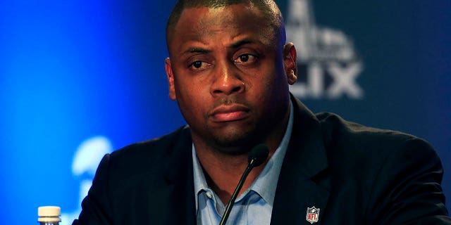 NFL Executive Vice President of Football Operations Troy Vincent attends the Super Bowl XLIX Football Operations Press Conference on Jan. 29, 2015 in Phoenix.