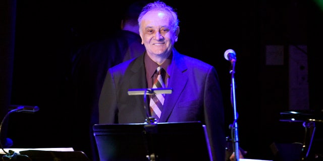 FILE - Angelo Badalamenti performs at the David Lynch Foundation Music Celebration on April 1, 2015, in Los Angeles.