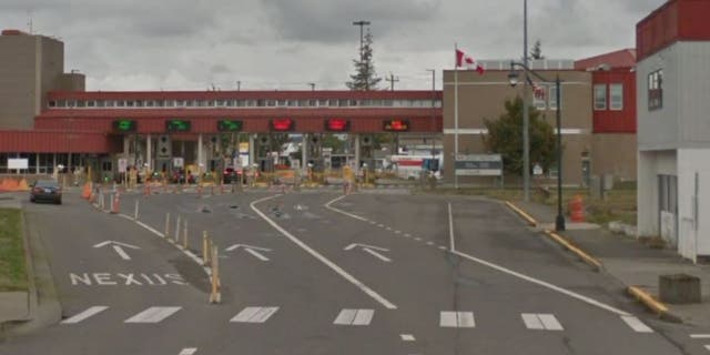 Abbotsford-Huntingdon border crossing between Washington and British Columbia