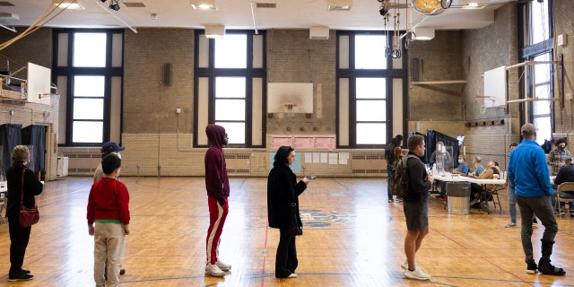 Voters cast their ballots at the Bok Building in Philadelphia on Nov. 8, 2022.