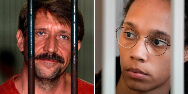 Viktor Bout, a suspected Russian arms dealer, and WNBA star Brittney Griner