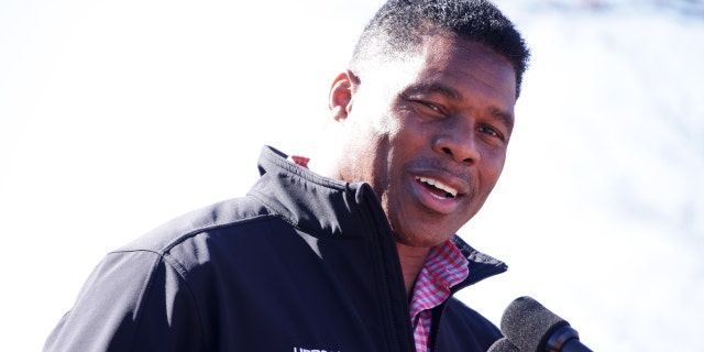 Georgia Republican Senate candidate Herschel Walker speaks during a campaign rally Dec. 1, 2022, in Columbus, Ga.